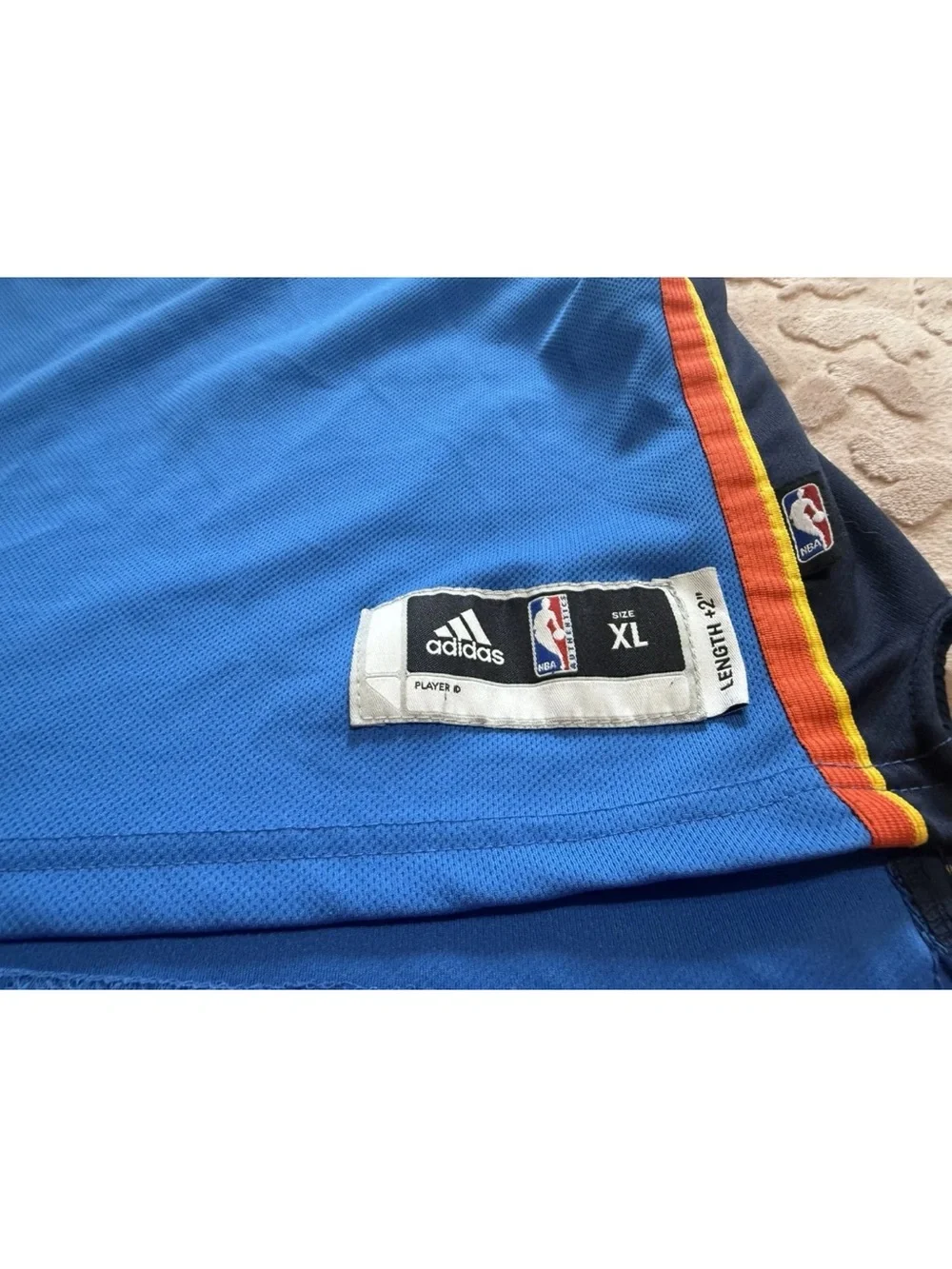 Adidas NBA Oklahoma City Thunder Kevin Durant #35 Basketball Jersey Men’s XL